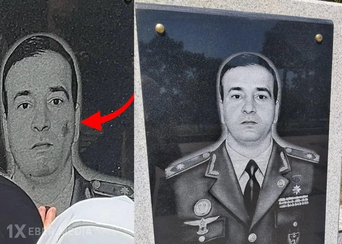 Polad Həşimovun məzar daşındakı nöqsan aradan qaldırıldı