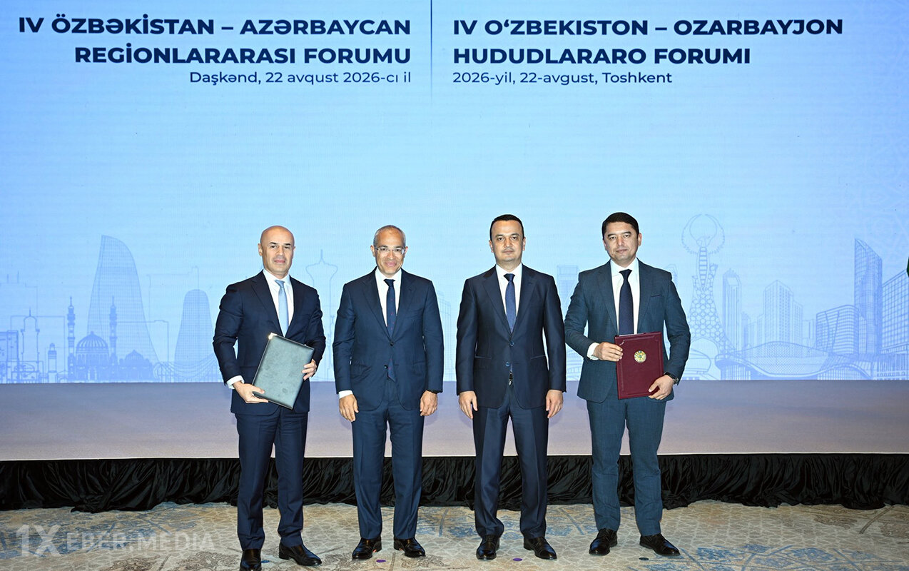 Azərbaycan və Özbəkistan arasında yeni sənədlər imzalandı - Fotolar