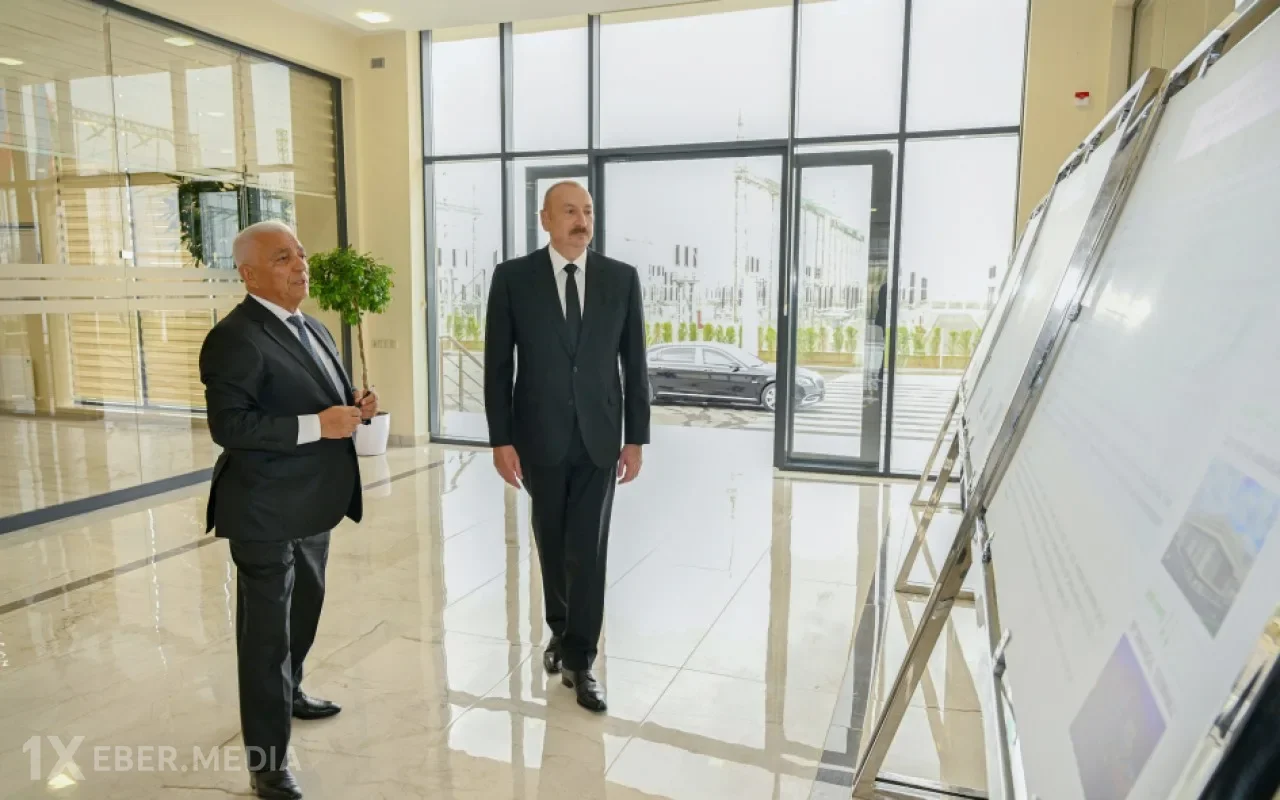 Prezident “Yeni Səngəçal” yarımstansiyasının açılışı etdi - FOTOLAR