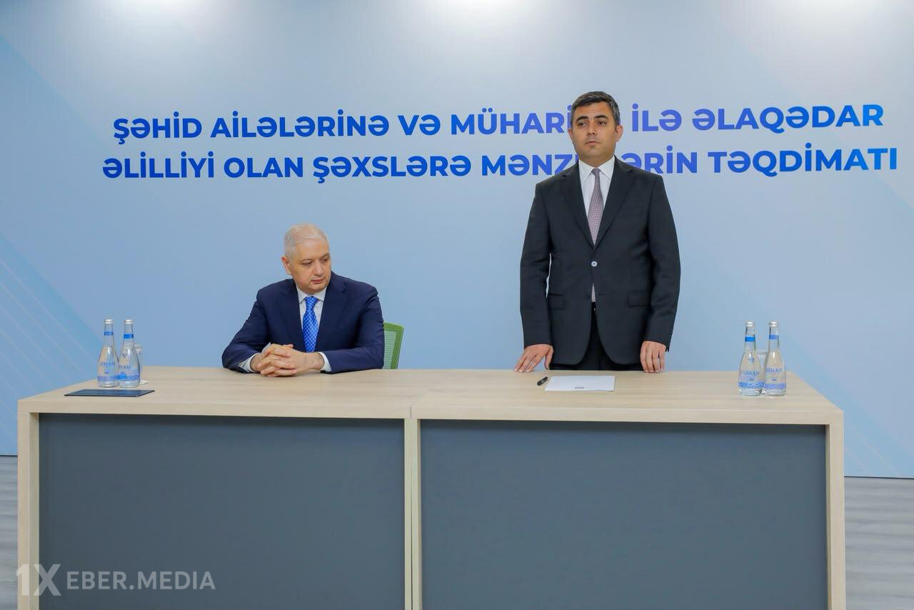 Naxçıvanda şəhid ailələri və qazilərə 68 mənzil verildi - Fotolar