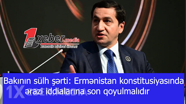 Bakının sülh şərti: Ermənistan konstitusiyasında ərazi iddialarına son qoyulmalıdır-VİDEO