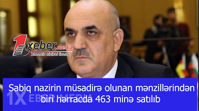 Sabiq nazirin müsadirə olunan mənzillərindən biri hərracda 463 minə satılıb-VİDEO