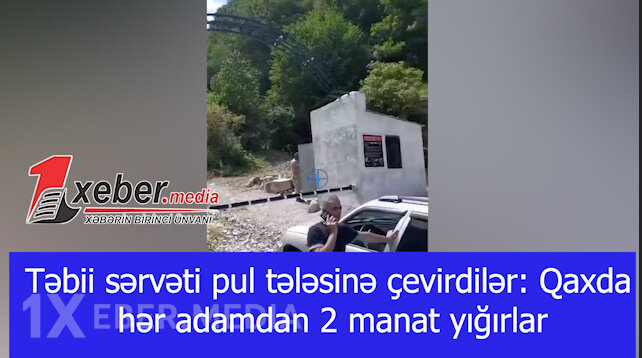 Təbii sərvəti pul tələsinə çevirdilər: Qaxda hər adamdan 2 manat yığırlar-VİDEO