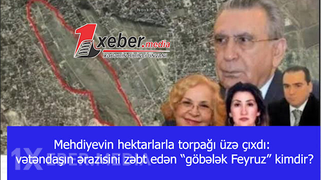 Mehdiyevin hektarlarla torpağı üzə çıxdı: vətəndaşın ərazisini zəbt edən “göbələk Feyruz” kimdir?-VİDEO