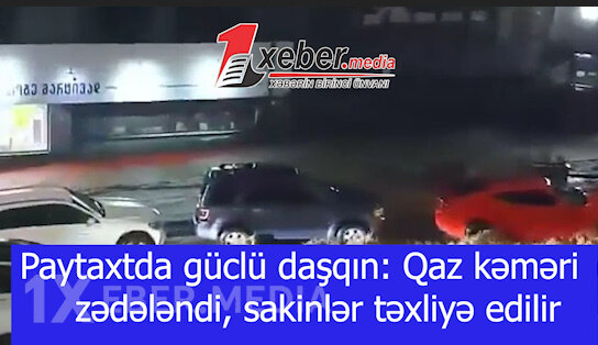 Metroları su basdı, binalar təxliyə edildi! – Tbilisidə dəhşətli daşqın anı-VİDEO