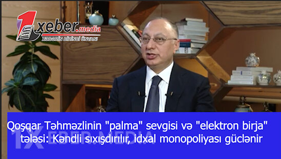 Qoşqar Təhməzlinin "palma" sevgisi və "elektron birja" Tələsi: Kəndli sıxışdırılır, idxal monopoliyası güclənir-VİDEO