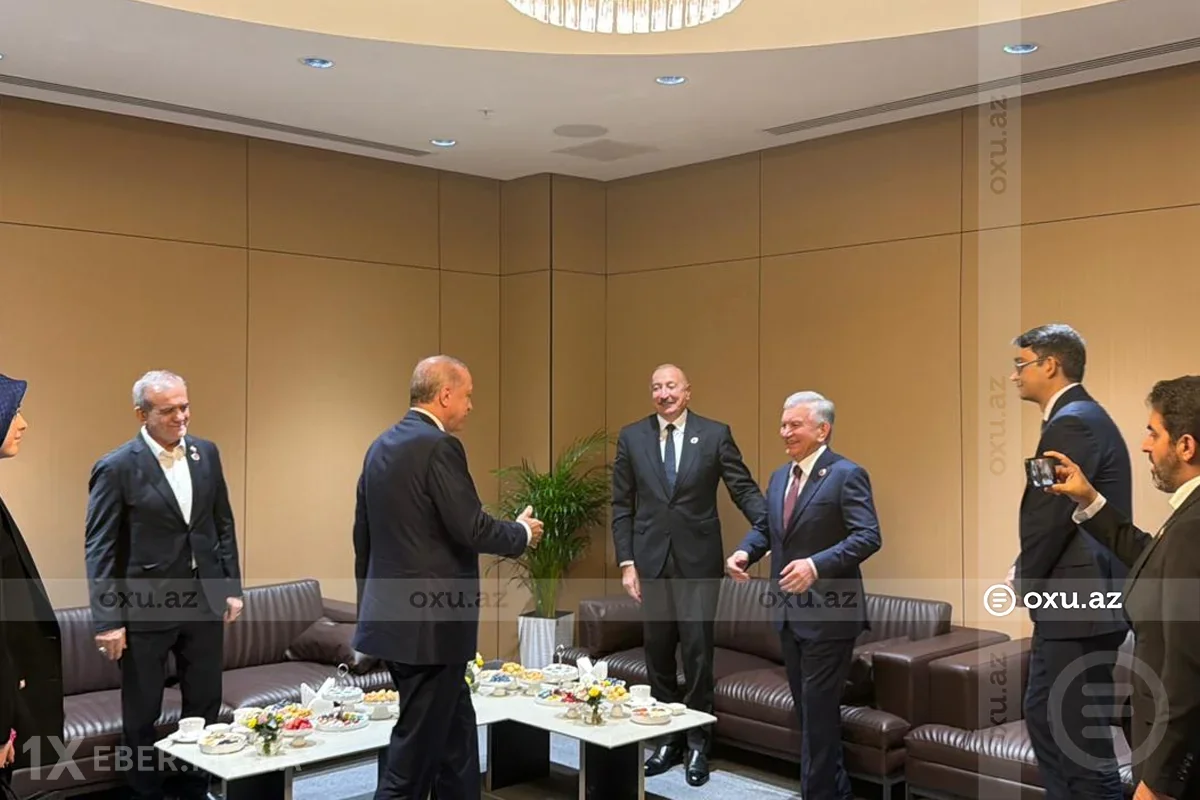 Azərbaycan, Türkiyə, Özbəkistan və İran prezidentləri Bişkekdə bir araya gəliblər