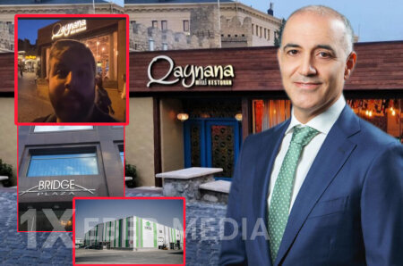 Yaqub Hüseynovun "Qaynana" restoranında QALMAQAL