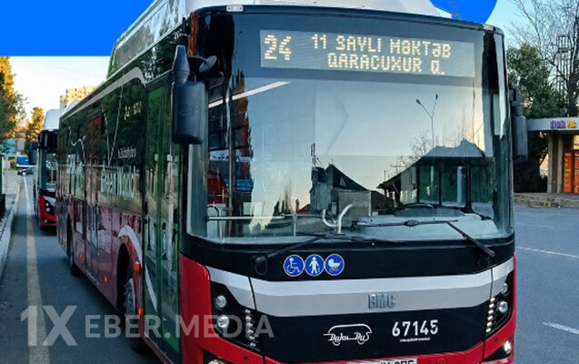 Bu marşrutun hərəkət sxemi dəyişdirildi