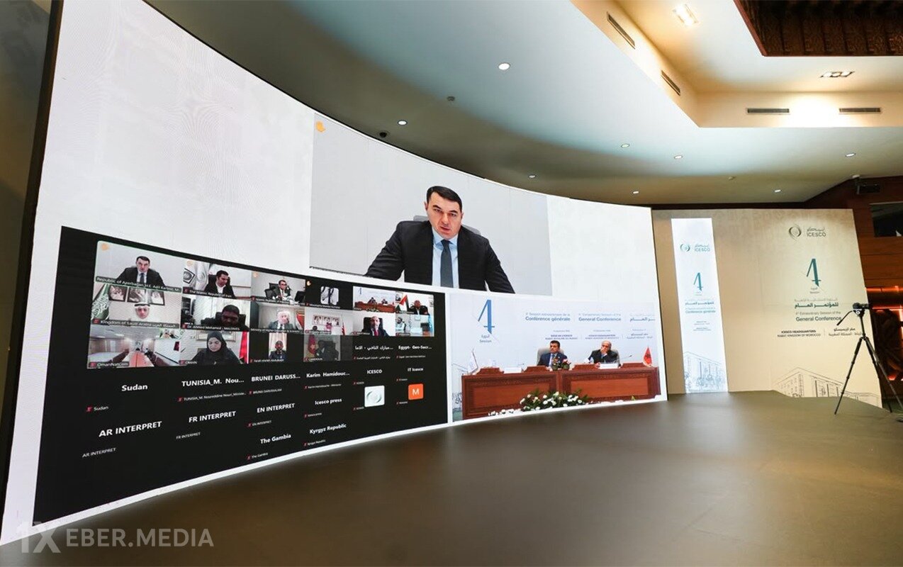 Nazir Adil Kərimli ICESCO Baş Konfransının sessiyasında iştirak edib - FOTOLAR