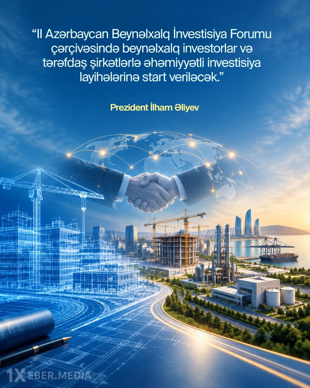Bakı qlobal investisiya mərkəzinə çevrilir