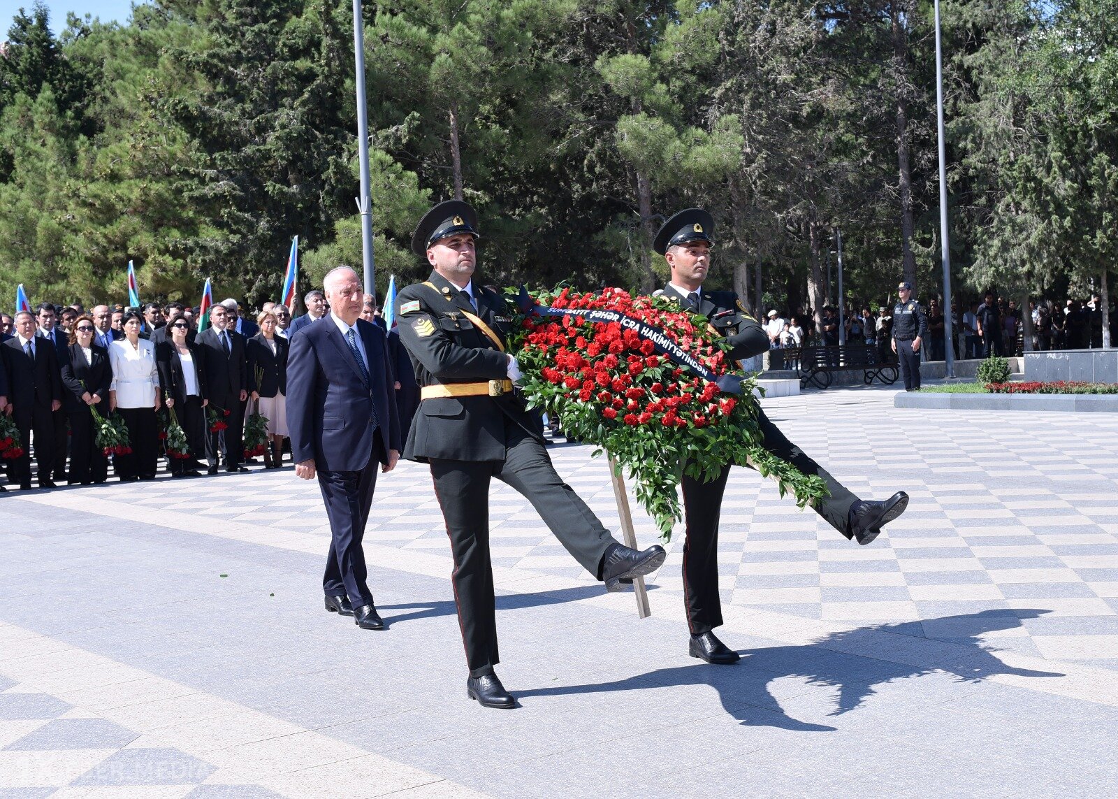Sumqayıtda şəhidlərin xatirəsi ehtiramla yad edildi