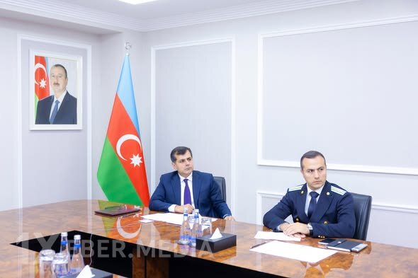 Ədliyyə nazirinin müavini videoqəbul keçirib