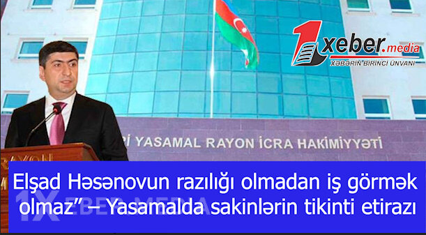 Elşad Həsənovun razılığı olmadan iş görmək olmaz– Yasamalda sakinlərin tikinti etirazı-VİDEO