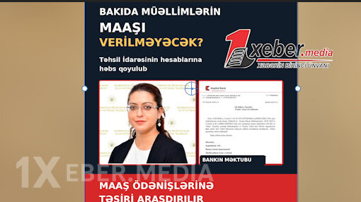 Təhsil İdarəsinin hesablarına həbs qoyulub: Bakı müəllimlərinin maaşı necə ödəniləcək?-VİDEO