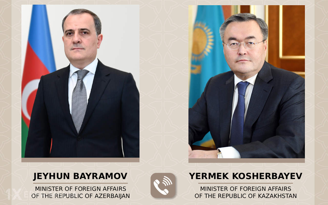 Bayramov qazaxıstanlı həmkarı ilə danışdı