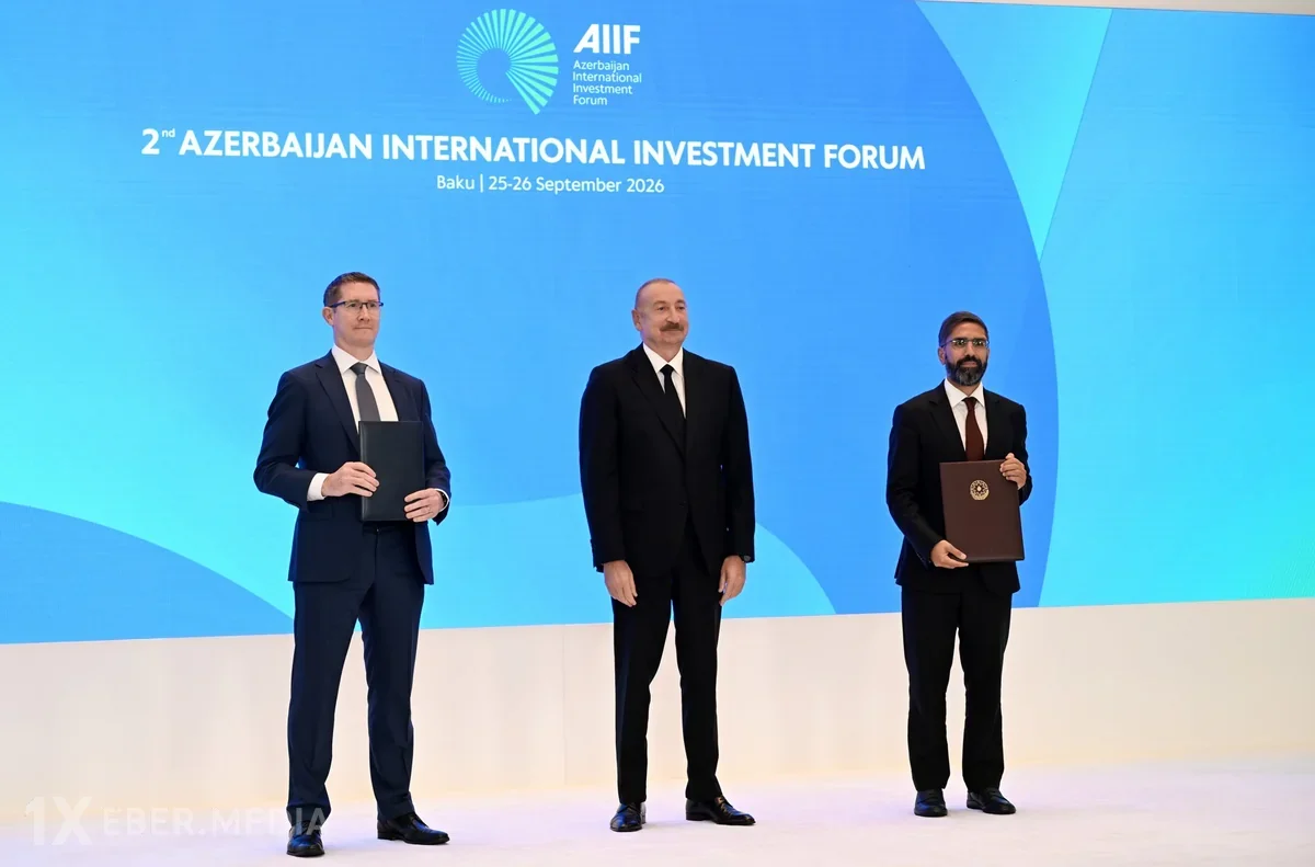 II Azərbaycan Beynəlxalq İnvestisiya Forumunda sənədlər mübadilə edilib
