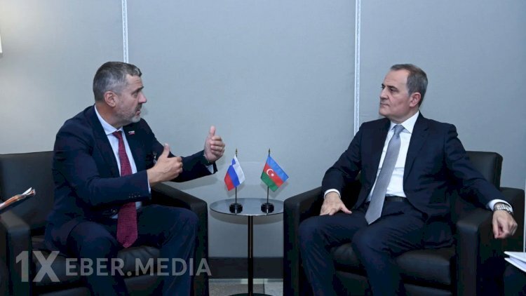 Ceyhun Bayramov sloveniyalı həmkarı ilə ikitərəfli gündəliyi nəzərdən keçirdi