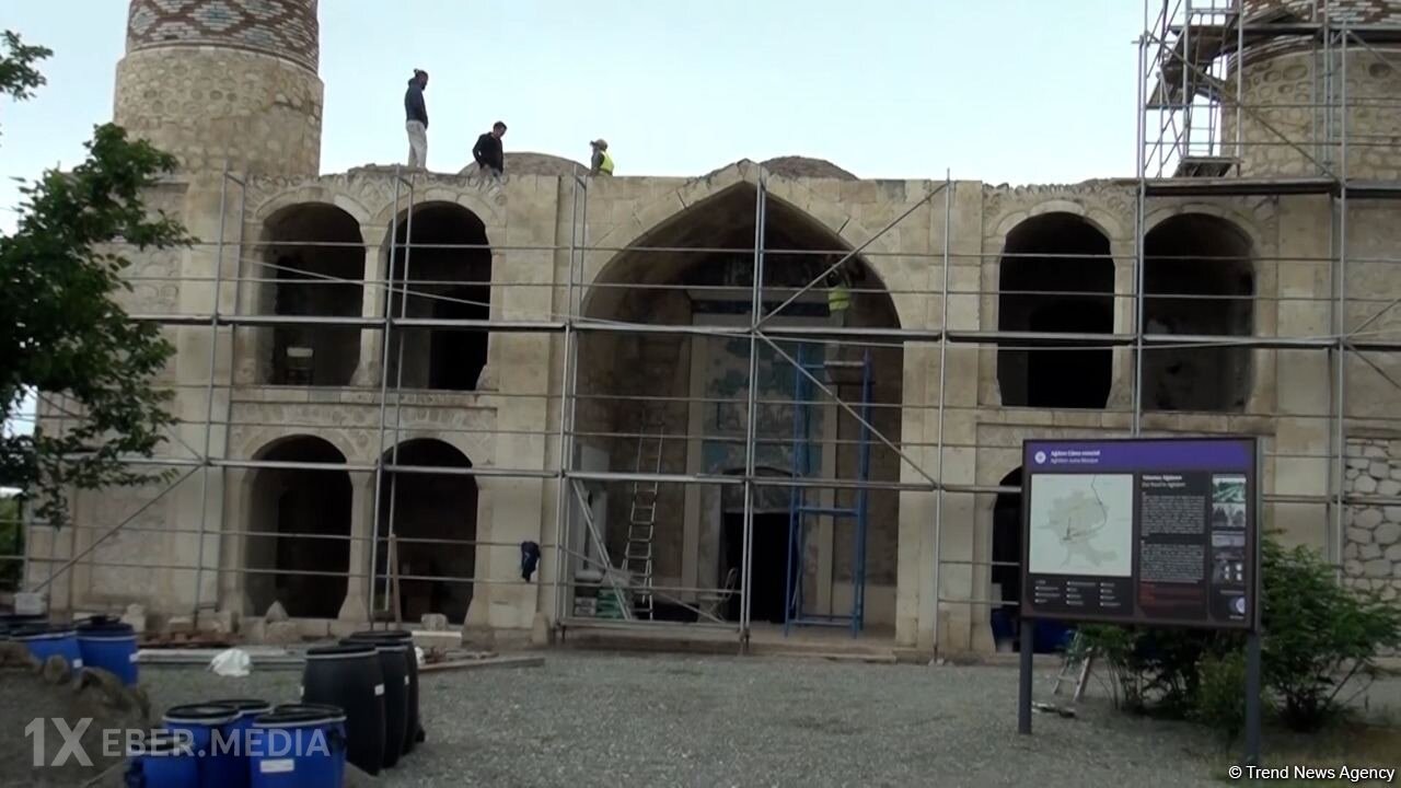 Ağdam məscidi bərpa edilən ilk obyekt olub