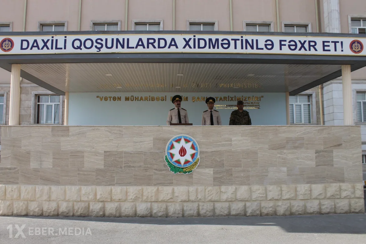 Hərbi Prokurorluğun rəhbərliyi Naxçıvanda hərbi qulluqçularla görüşüb