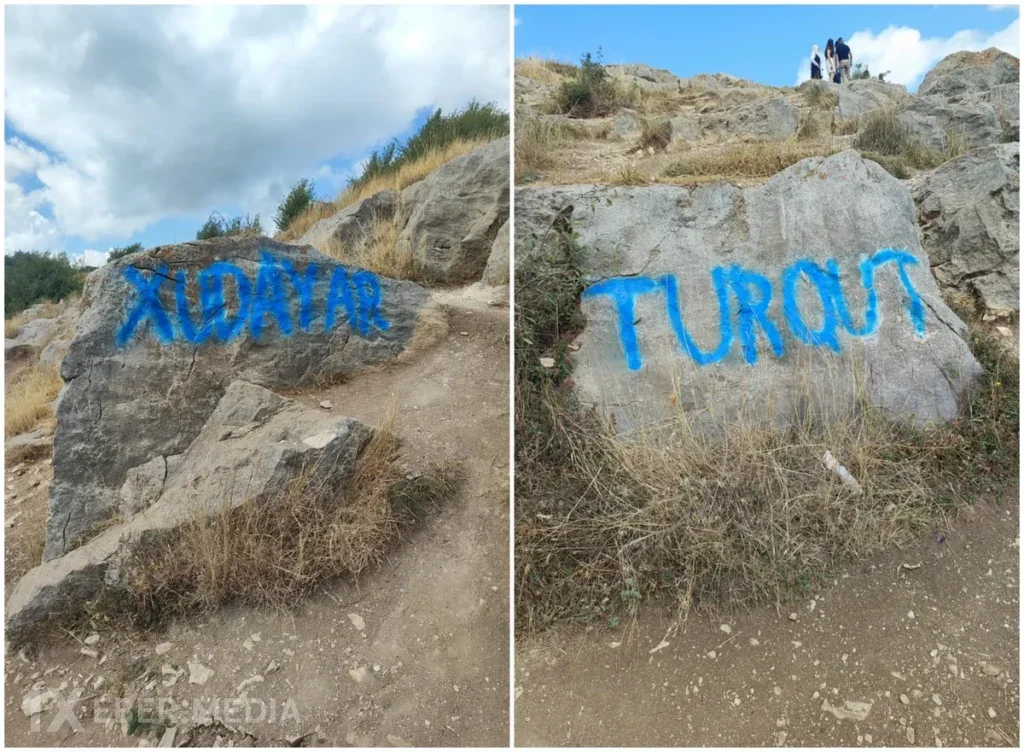 Tarixi daşlarda ad yazmaq xatirəyə hörmət deyil, vandalizmdir: Şuşadakı görünməmiş biabırçılıq kimə xidmət edir?