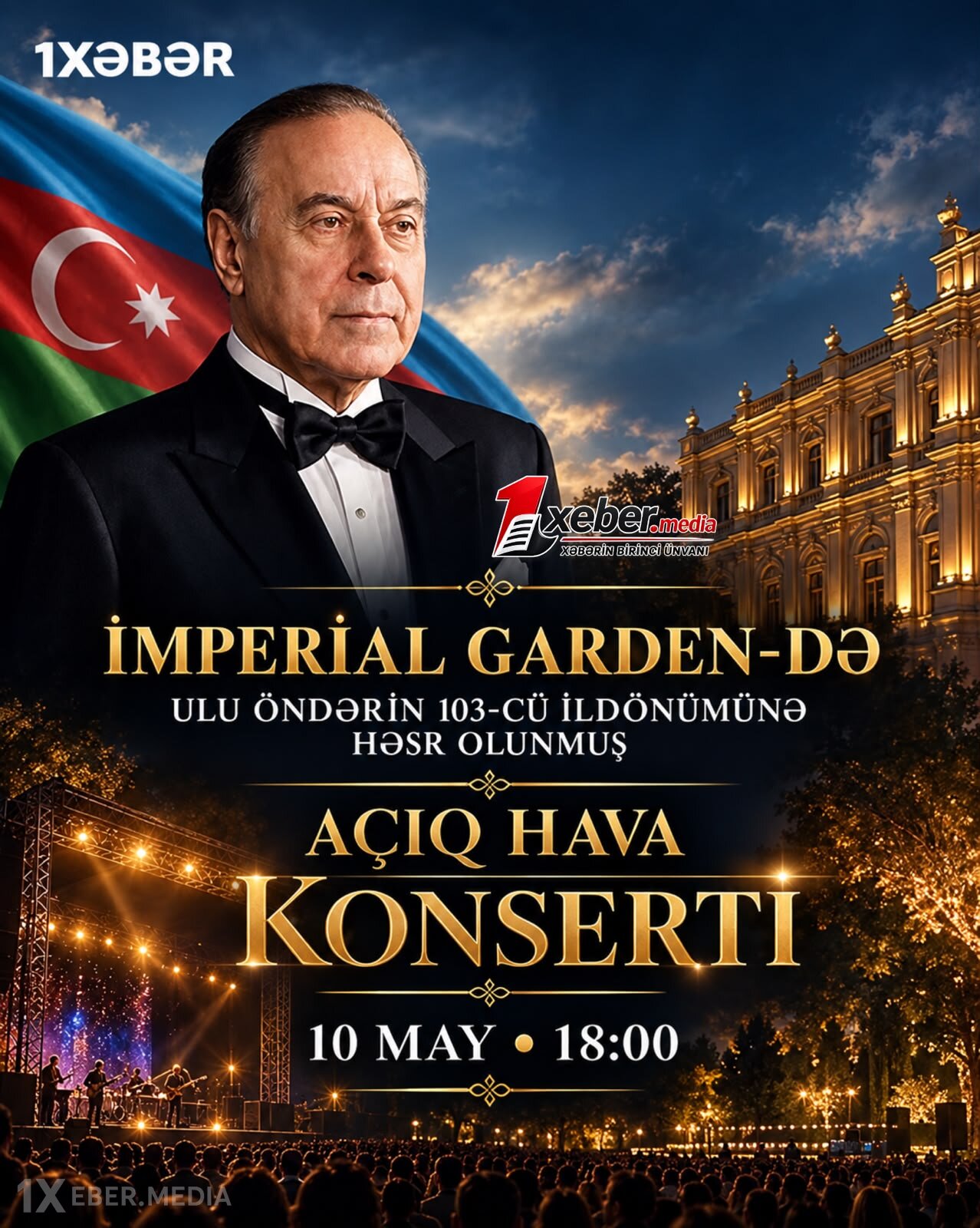 “Imperial Garden”də Ulu Öndərin 103-cü ildönümünə həsr olunmuş konsert keçiriləcək