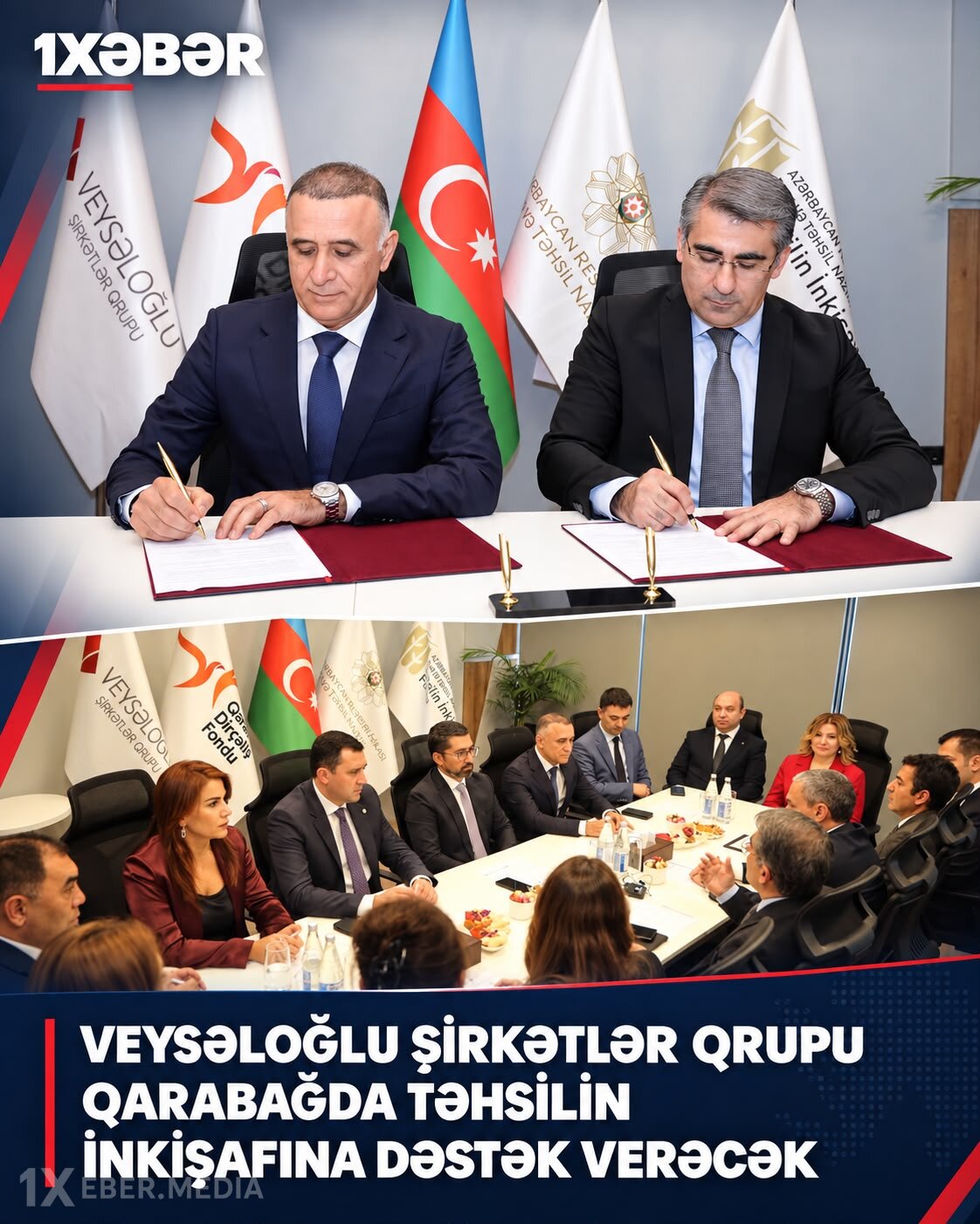 Veysəloğlu Şirkətlər Qrupu Qarabağda təhsilin inkişafına dəstək verəcək