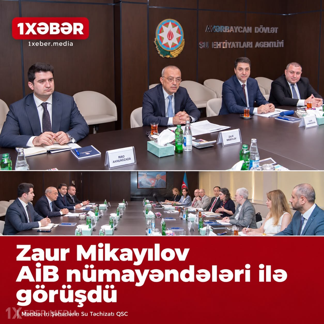 Zaur Mikayılov Asiya İnkişaf Bankının İdarə Heyətinin üzvləri ilə görüş keçirib