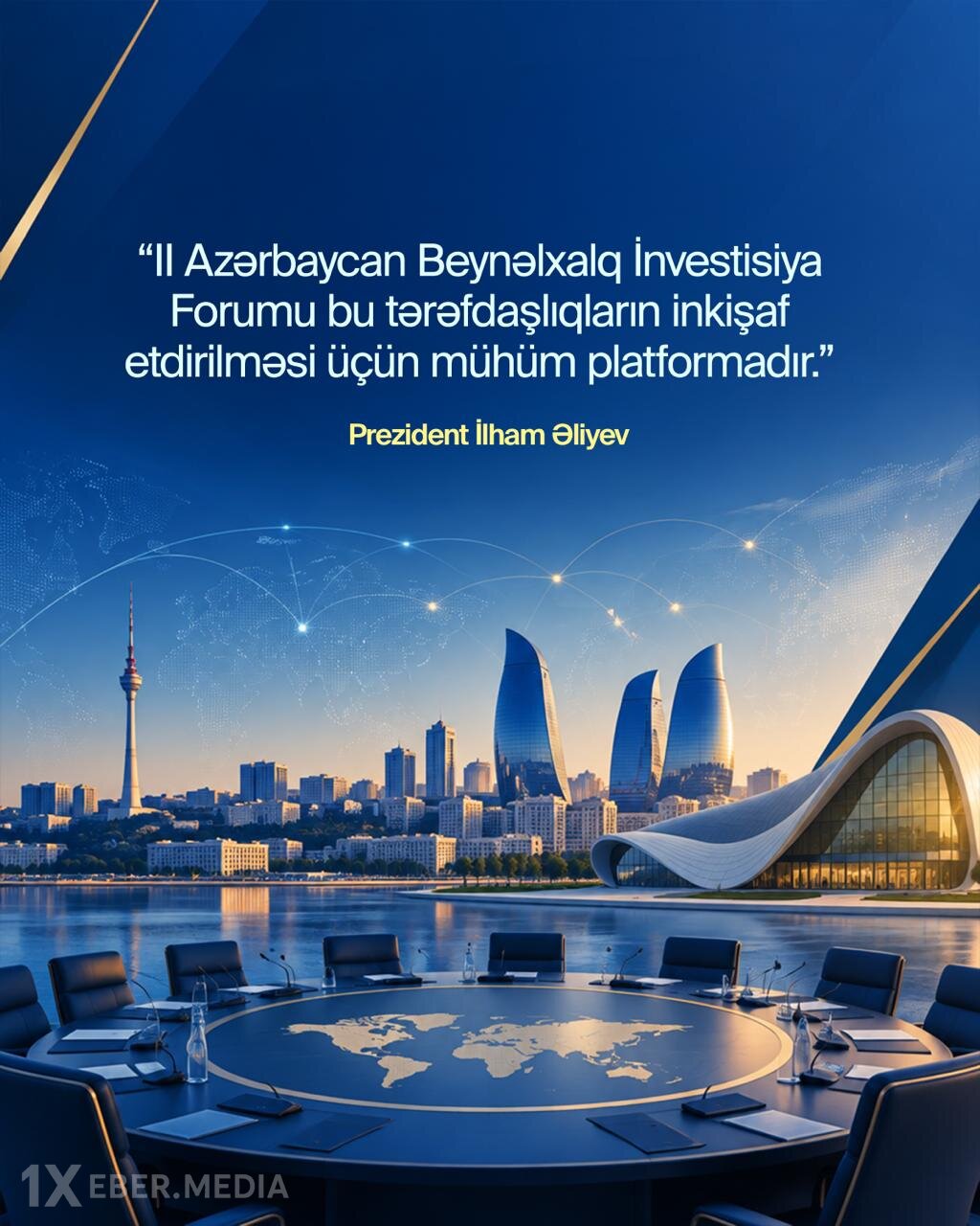II Azərbaycan Beynəlxalq İnvestisiya Forumu bu tərəfdaşlıqların inkişaf etdirilməsi üçün mühüm platformadır