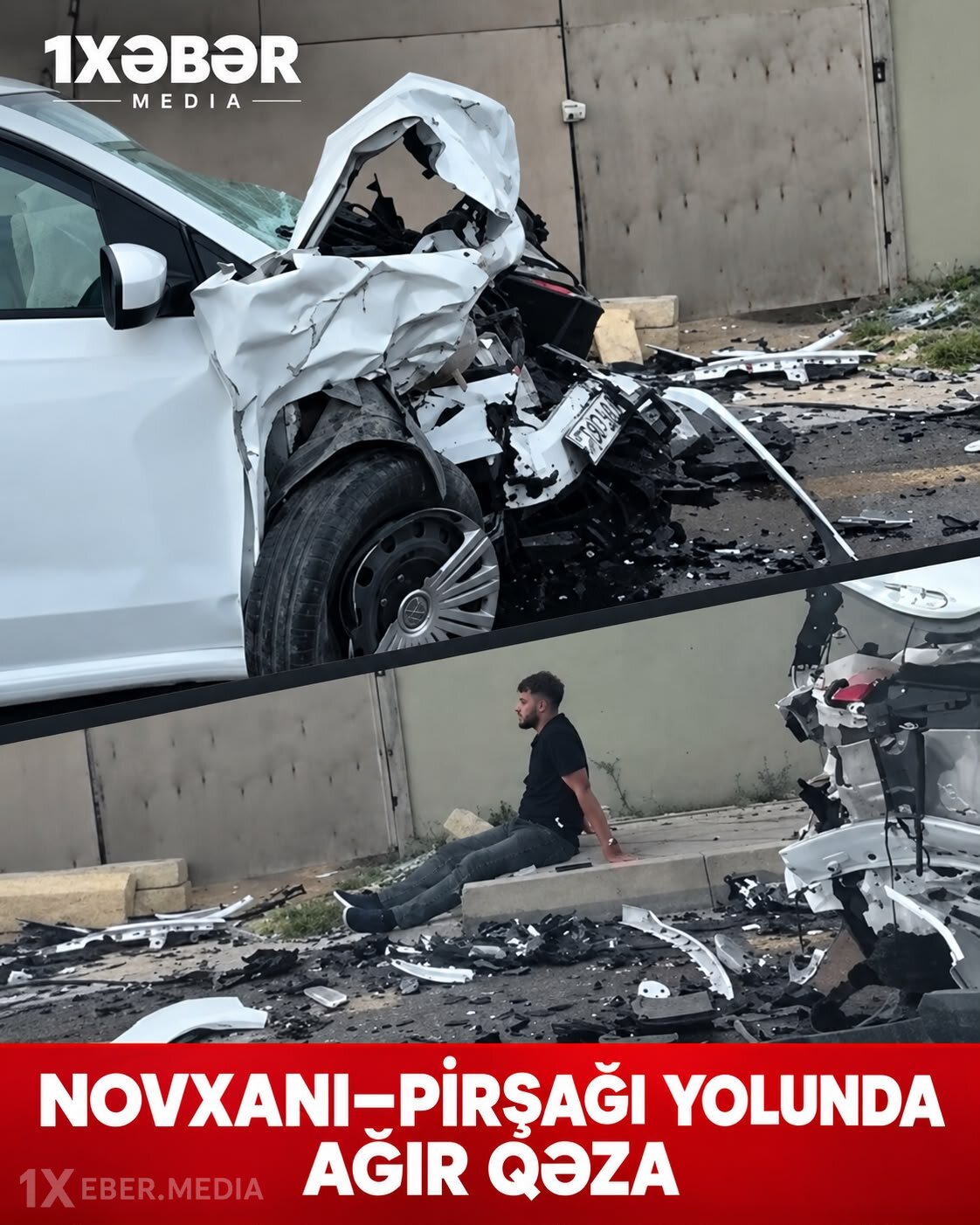 Novxanı–Pirşağı yolunda ağır qəza - VIDEO