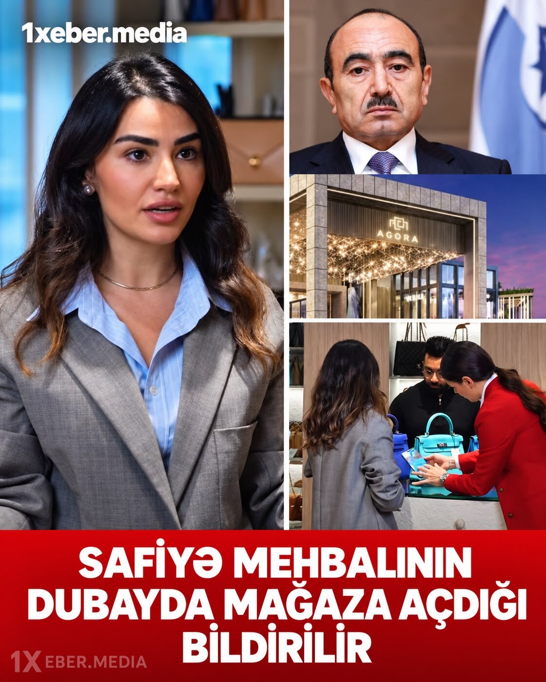 Əli Həsənovun qızı Dubayda mağaza açdı - Fotolar