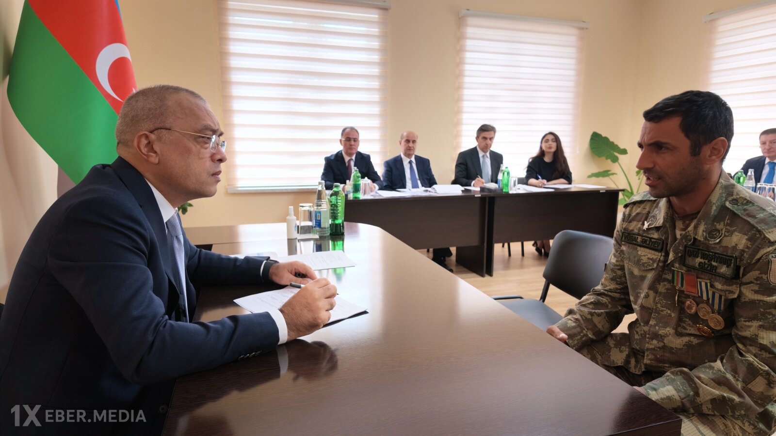 Azərbaycan Dövlət Su Ehtiyatları Agentliyinin sədri  Samux rayonunda vətəndaşlarla görüşüb