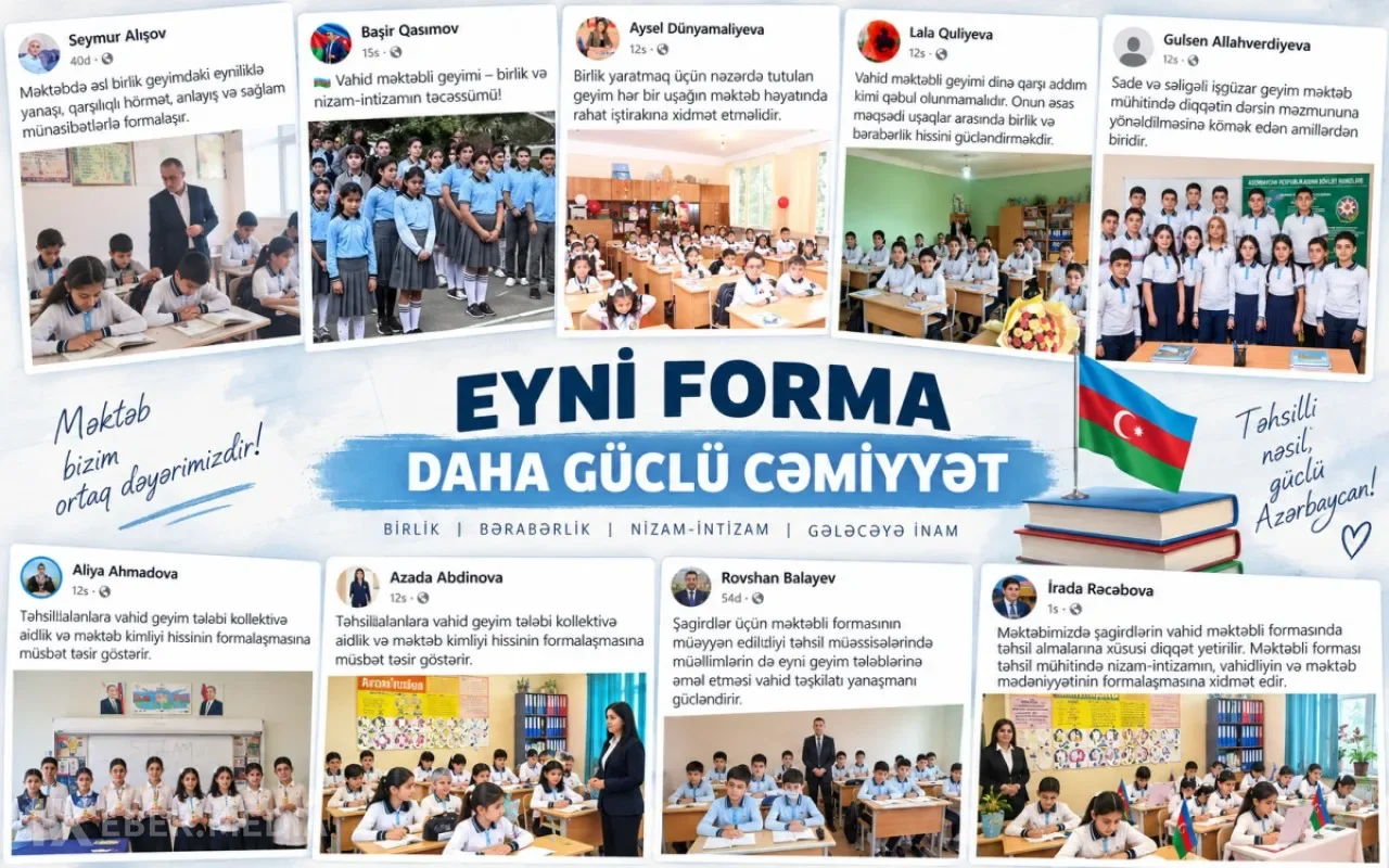 Müəllimlər geyim qaydaları ilə bağlı qərarı dəstəkləyirlər - FOTOLAR