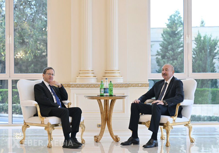 Prezident İlham Əliyevin İsrail Prezidenti ilə görüşü olub