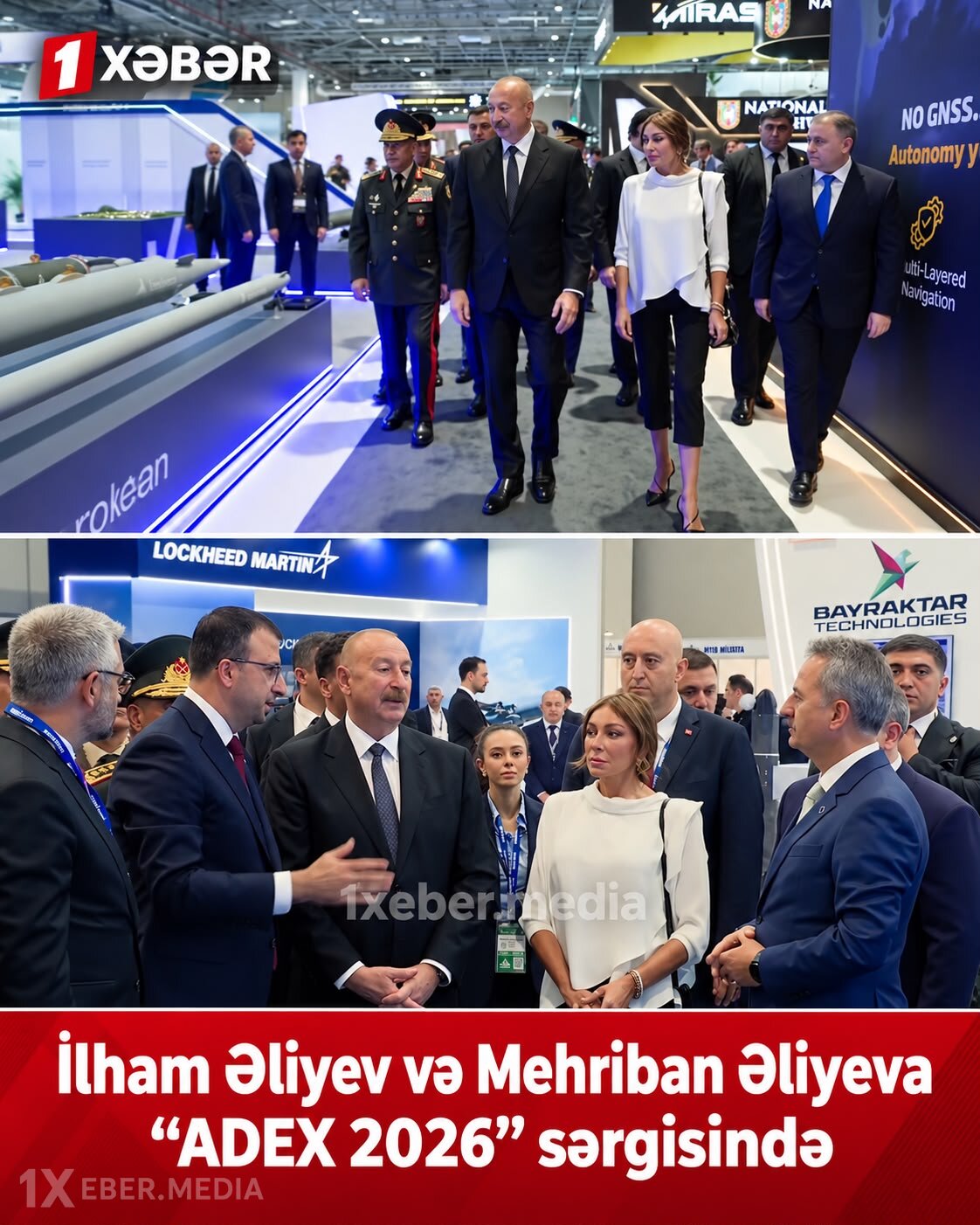 İlham Əliyev və Mehriban Əliyeva “ADEX 2026” sərgisində - VIDEO