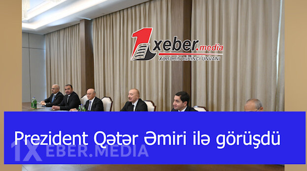 Prezident Qətər Əmiri ilə görüşdü-VİDEO
