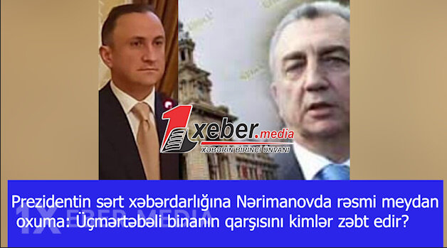 Prezidentin sərt xəbərdarlığına Nərimanovda rəsmi meydan oxuma: Üçmərtəbəli binanın qarşısını kimlər zəbt edir?-VİDEO