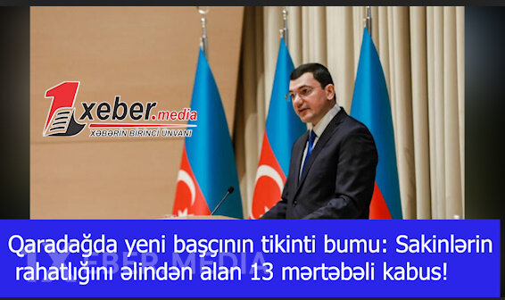 Qaradağda yeni başçının tikinti bumu: Sakinlərin rahatlığını əlindən alan 13 mərtəbəli kabus!-VİDEO