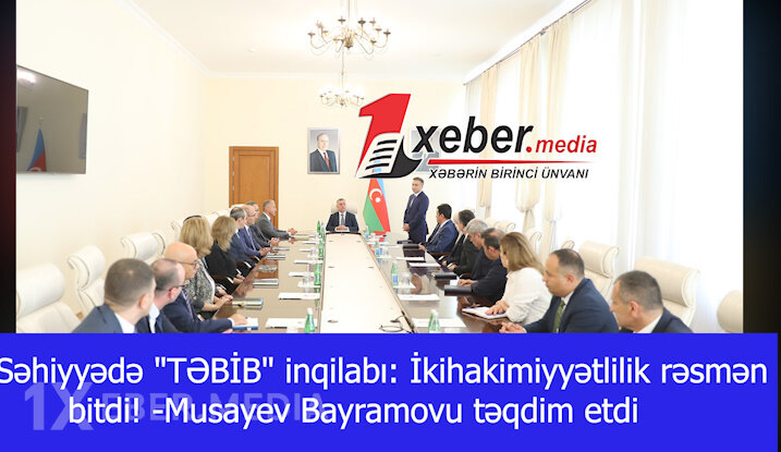 Səhiyyədə "TƏBİB" inqilabı: İkihakimiyyətlilik rəsmən bitdi! -Musayev Bayramovu təqdim etdi-VİDEO