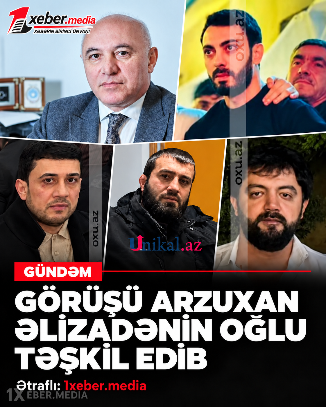 Görüşü Arzuxan Əlizadənin oğlu təşkil edib...