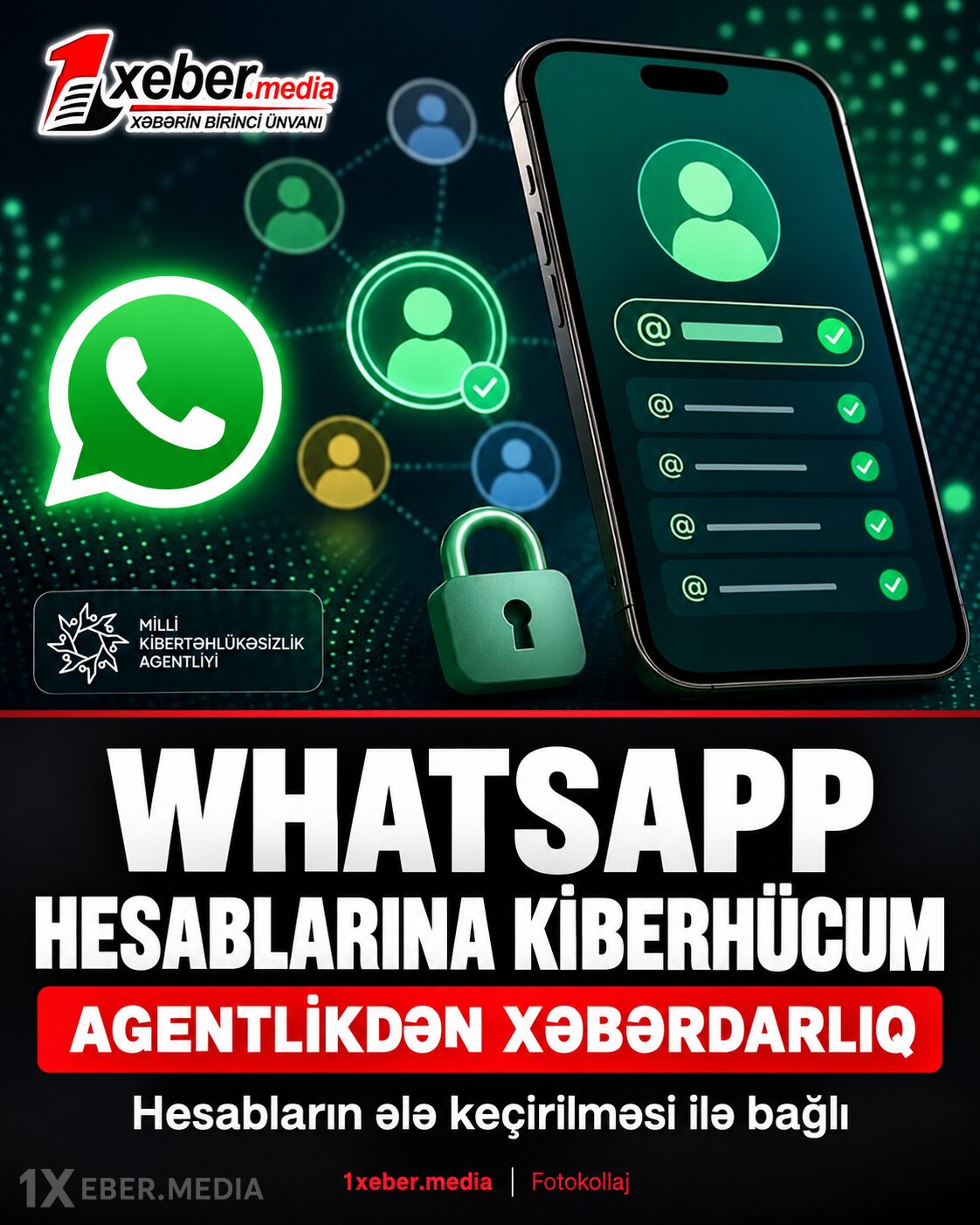 "WhatsApp" hesablarının ələ keçirilməsi ilə bağlı AGENTLİKDƏN XƏBƏRDARLIQ