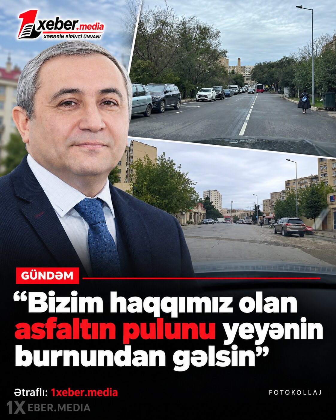 “Bizim haqqımız olan asfaltın pulunu yeyənin burnundan gəlsin” — İctimai fəaldan AYNA və İcra Hakimiyyətinə SƏRT ETİRAZ
