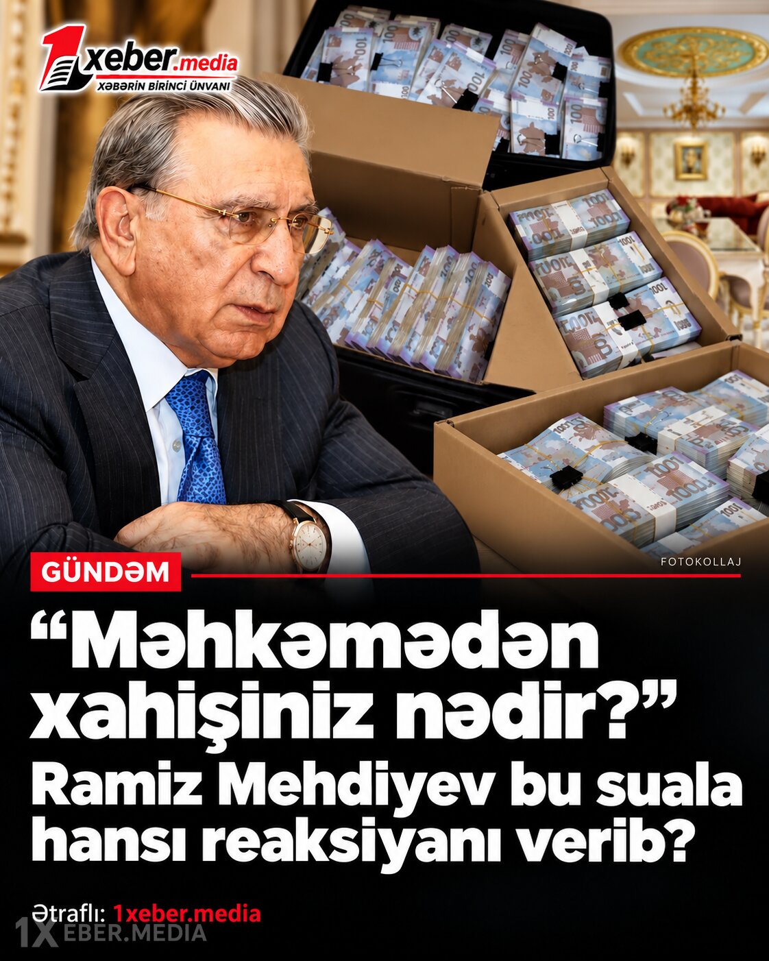 "Məhkəmədən xahişiniz nədir" sualına Ramiz Mehdiyev hansı reaksiyanı verib?