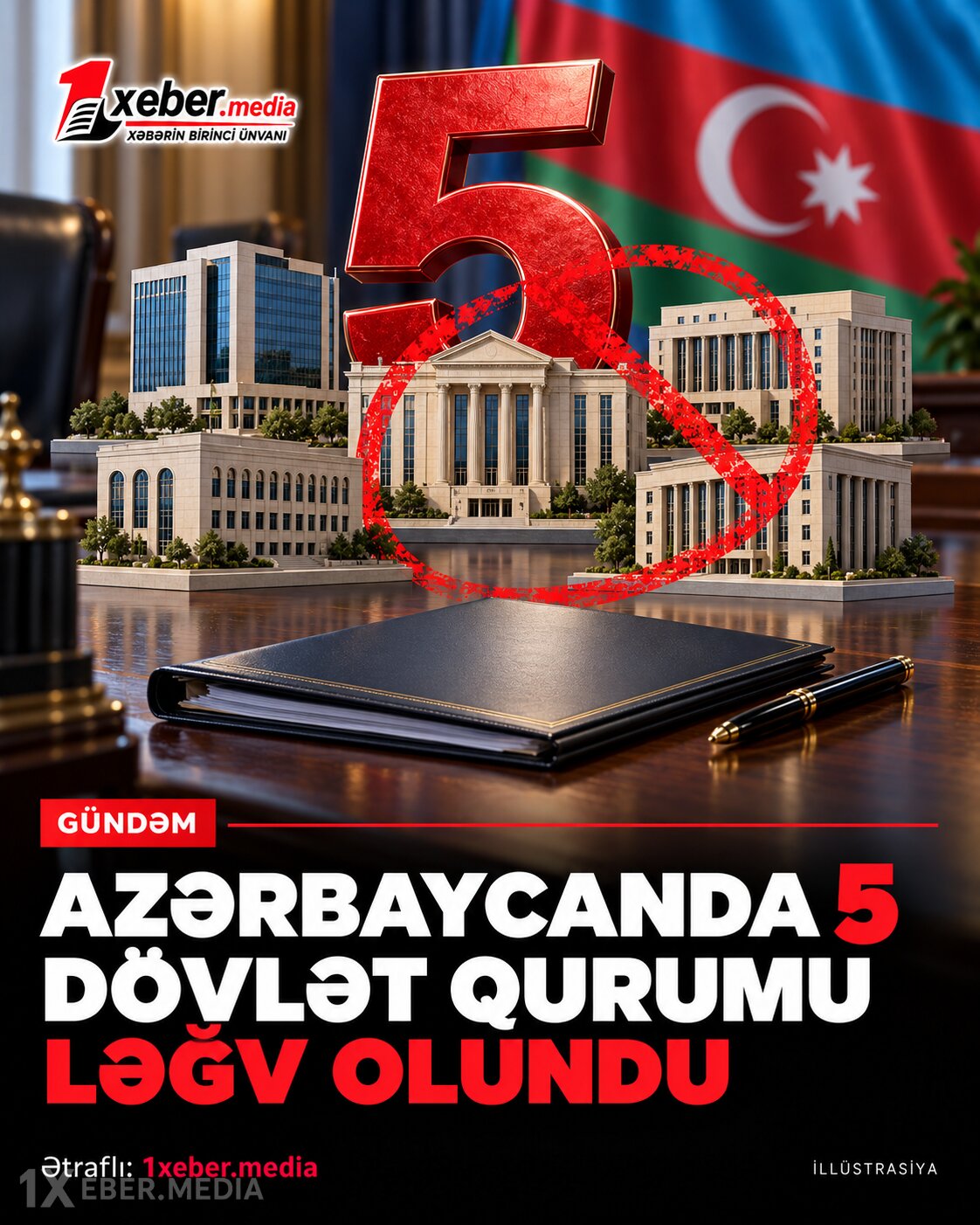 Azərbaycanda 5 dövlət qurumu LƏĞV OLUNDU