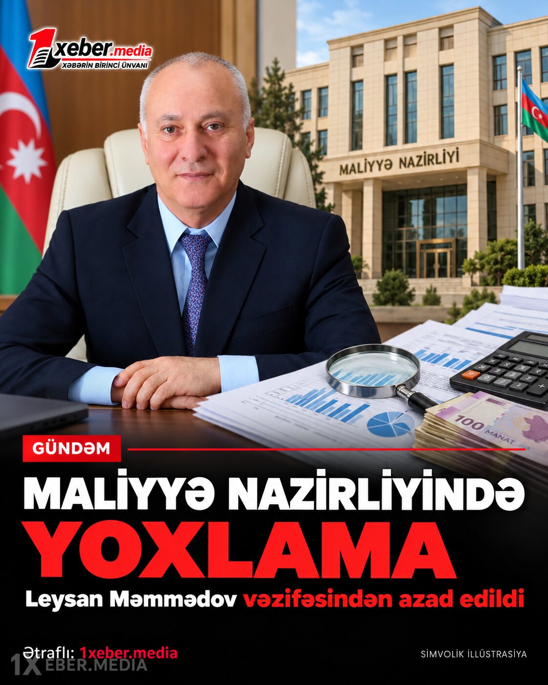 Maliyyə Nazirliyində yoxlama: Leysan Məmmədov vəzifəsindən azad edildi