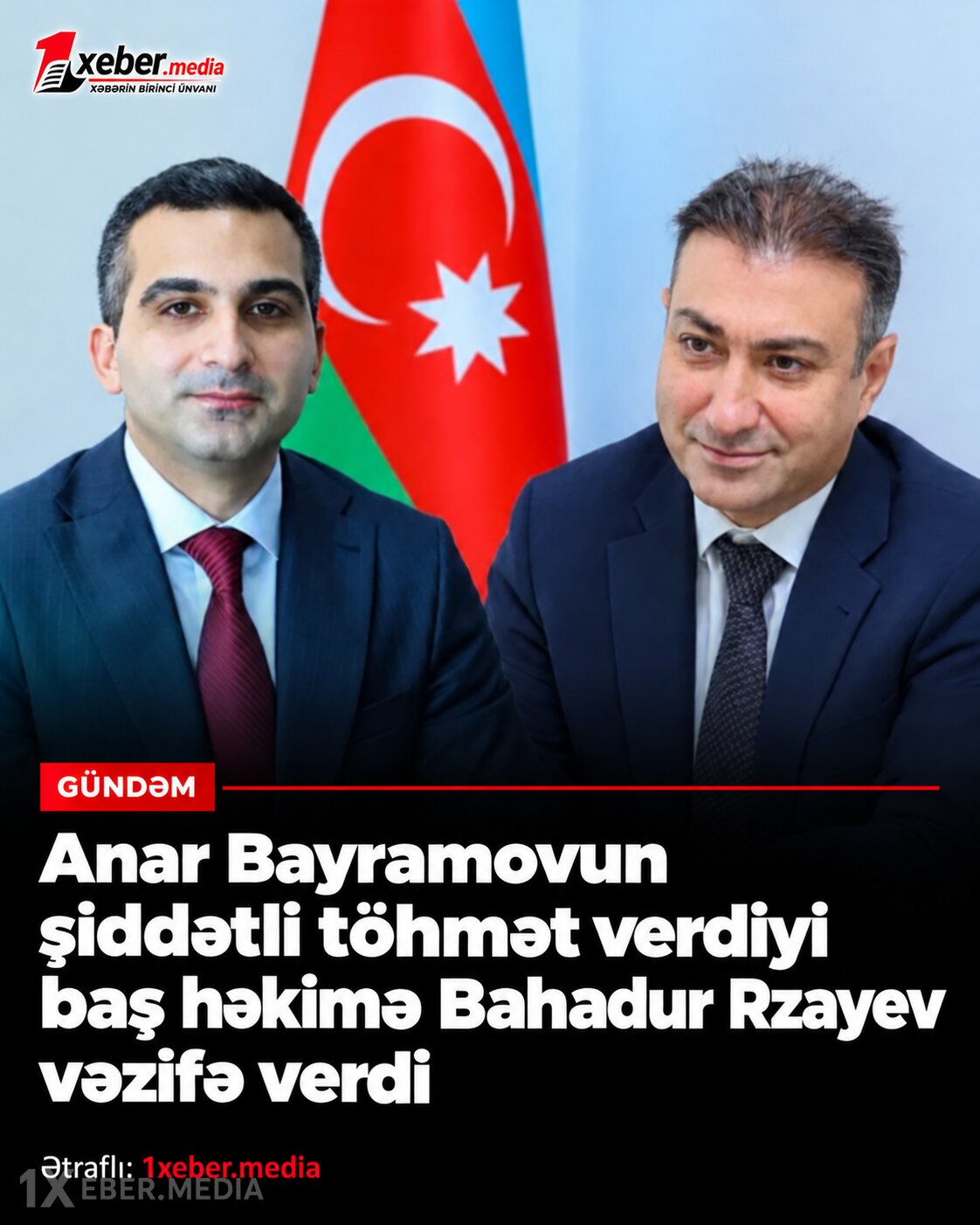 Anar Bayramovun şiddətli töhmət verdiyi baş həkimə Bahadur Rzayev vəzifə verdi