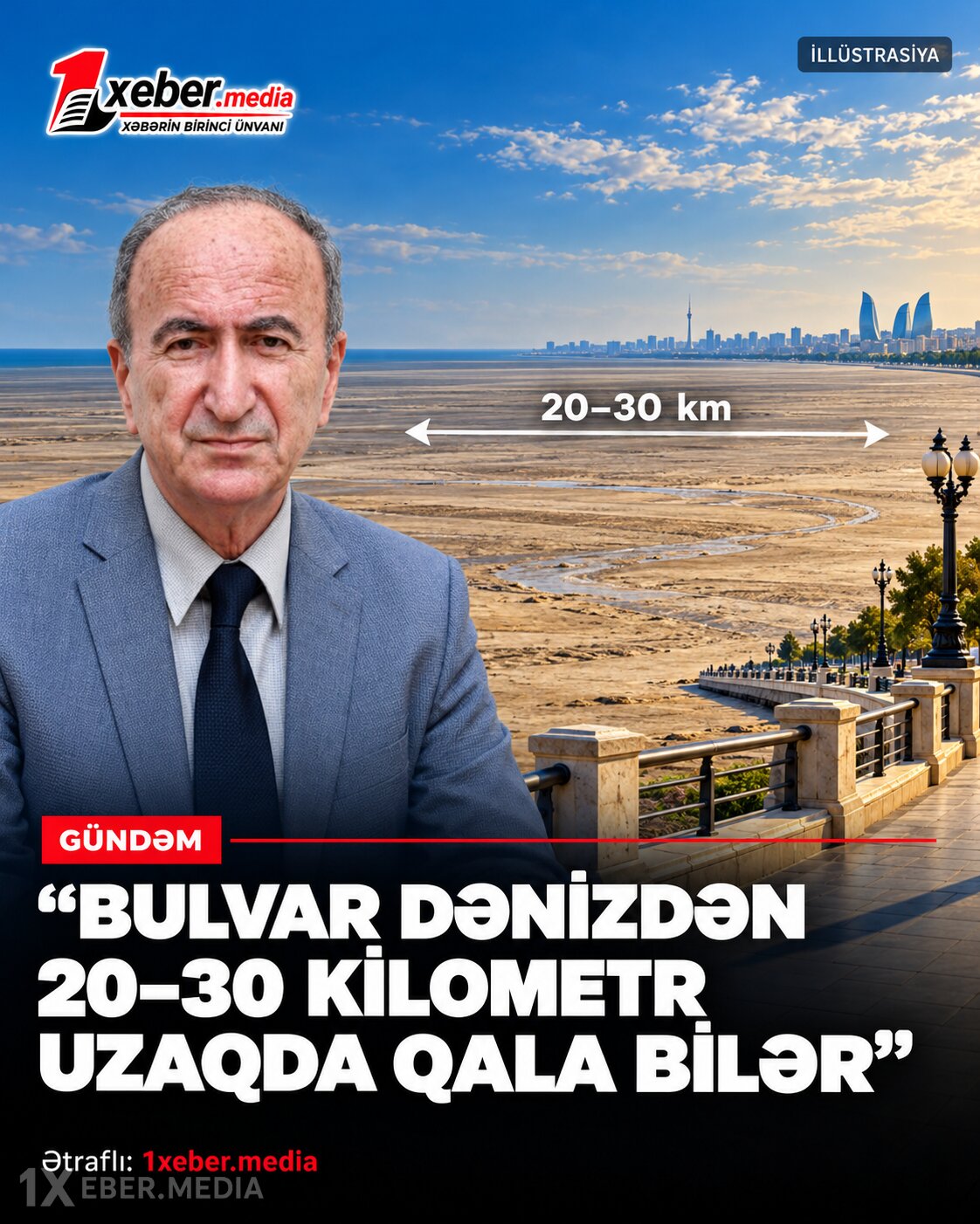 “Bulvar dənizdən 20-30 kilometr uzaqda qala bilər”