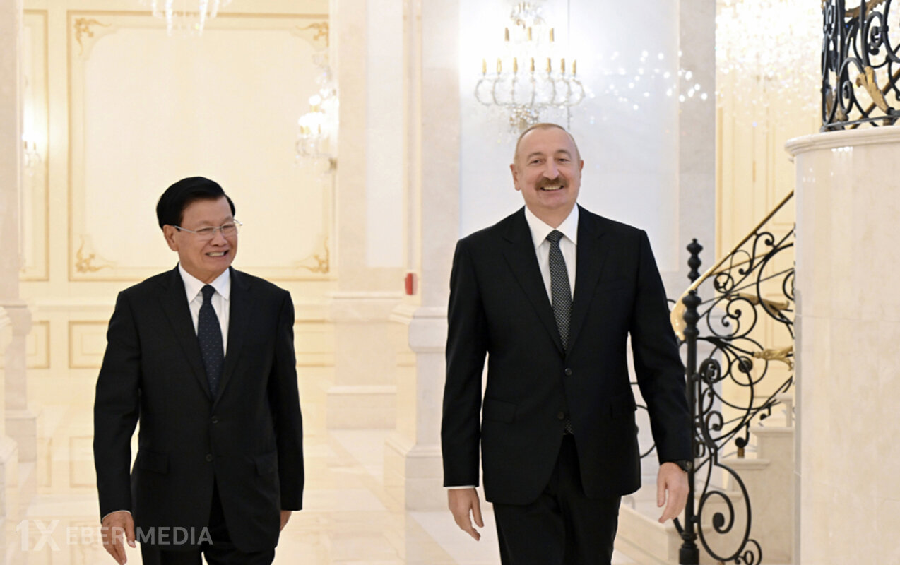 İlham Əliyev adından Laos Prezidentinin şərəfinə rəsmi nahar verilib - Fotolar