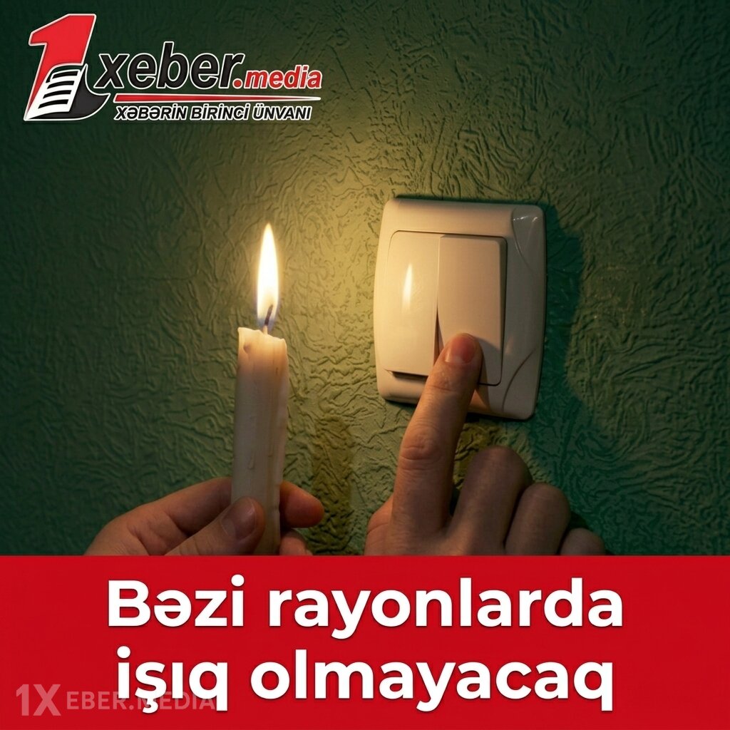 Bəzi rayonlarda işıq olmayacaq