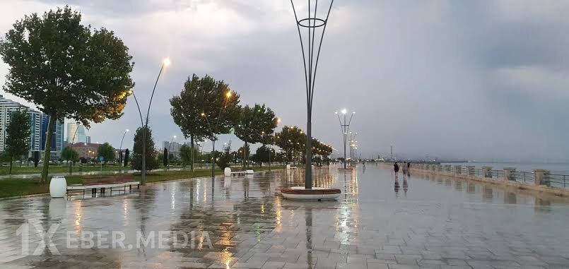 Sabah Bakıda yağış yağacaq, dağlıq ərazilərə qar düşəcək